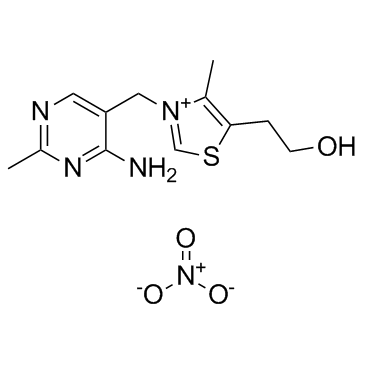 Thiamine nitrate structure