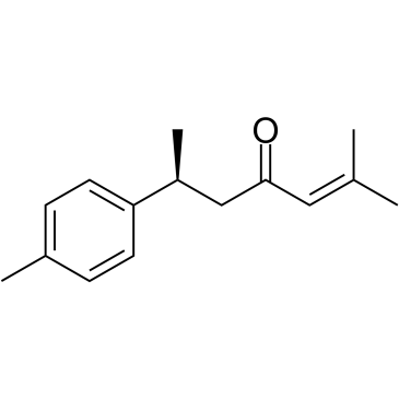 芳姜黄酮结构式