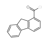9H-fluorene-1-carbonyl chloride结构式