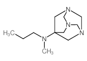 methyl-propyl-(1,3,5-triaza-adamantan-7-yl)-amine Structure