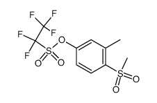 3-Methyl-4-methylsulfonylphenyl-perfluorethansulfonat结构式