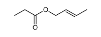 (E)-2-butenyl propanoate结构式