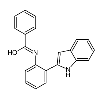 N-[2-(1H-indol-2-yl)phenyl]benzamide结构式