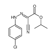 propan-2-yl (2Z)-2-[(4-chlorophenyl)hydrazinylidene]-2-cyanoacetate Structure