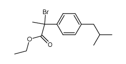 2-bromoibuprofen ethyl ester结构式