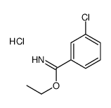 ethyl 3-chlorobenzenecarboximidate,hydrochloride结构式