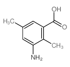 2, 5-Dimethyl-3-amino-benzoic acid structure