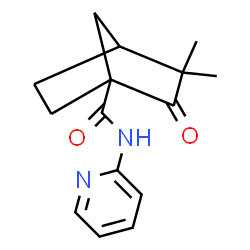 Bicyclo[2.2.1]heptane-1-carboxamide, 3,3-dimethyl-2-oxo-N-2-pyridinyl- (9CI)结构式