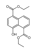 diethyl 4-hydroxynaphthalene-1,5-dicarboxylate结构式