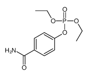 O,O-diethyl O-(4-carbamoylphenyl)phosphate结构式