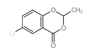 4H-1,3-Benzodioxin-4-one,6-chloro-2-methyl-结构式