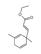 ethyl 3-(1,3-dimethylcyclohexa-2,5-dien-1-yl)prop-2-enoate Structure