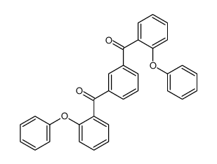 [3-(2-phenoxybenzoyl)phenyl]-(2-phenoxyphenyl)methanone Structure