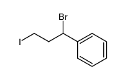 1-bromo-3-iodo-1-phenylpropane Structure