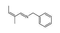 N-benzyl-2-methylbut-2-en-1-imine Structure
