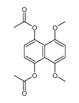 1,4-diacetoxy-5,8-dimethoxynaphthalene结构式
