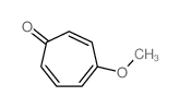 2,4,6-Cycloheptatrien-1-one,4-methoxy- Structure