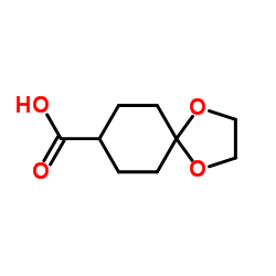 1,4-二氧杂螺[4.5]癸烷-8-羧酸结构式