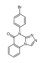 4-(4-bromo-phenyl)-4H-[1,2,4]triazolo[4,3-a]quinazolin-5-one结构式