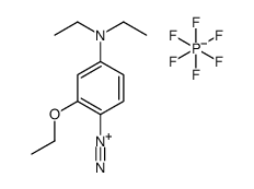 4-(diethylamino)-2-ethoxybenzenediazonium hexafluorophosphate结构式