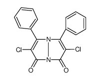 2,6-dichloro-1,7-diphenylpyrazolo[1,2-a]pyrazole-3,5-dione结构式