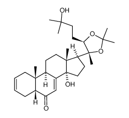 2,3-didehydro-2,3-dideoxy-20-hydroxyecdysone 20,22-acetonide Structure