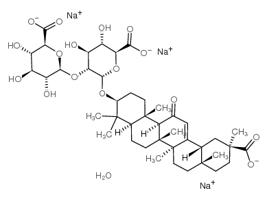 Trisodium Glycyrrhizinate structure