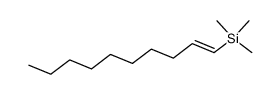 (E)-1-(trimethylsilyl)-1-decene Structure