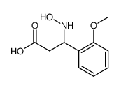 3-(hydroxyamino)-3-(2-methoxyphenyl)propanoic acid Structure