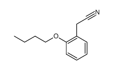 2-butoxybenzyl cyanide Structure