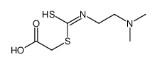 2-[2-(dimethylamino)ethylcarbamothioylsulfanyl]acetic acid Structure