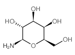 1-氨基-1-脱氧-β-D-半乳糖结构式