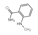 2-(甲基氨基)苯甲酰胺结构式