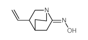 1-Azabicyclo[2.2.2]octan-2-one,5-ethenyl-, oxime Structure