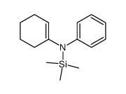 N-(1-cyclohexen-1-yl)-N-(trimethylsilyl)aniline结构式