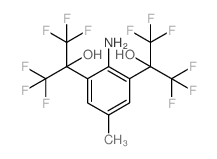 1,3-Benzenedimethanol,2-amino-5-methyl-a1,a1,a3,a3-tetrakis(trifluoromethyl)- Structure