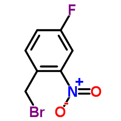 4-氟-2-硝基溴苄结构式