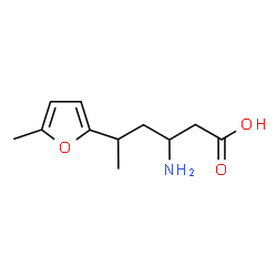 2-Furanpentanoicacid,bta-amino-delta,5-dimethyl-(9CI) Structure