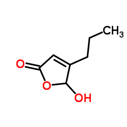 5-羟基-4-丙基-2(5H)-呋喃酮结构式