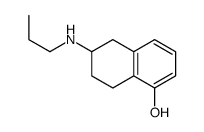 rac-5,6,7,8-Tetrahydro-6-(propylamino)-1-naphthalenol Structure