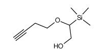 2-(3-butynyloxy)-2-(trimethylsilyl)ethanol Structure