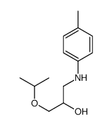 2-Propanol,1-(1-methylethoxy)-3-[(4-methylphenyl)amino]-(9CI)结构式