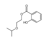 (2-羟基)苯甲酸-2-(1-甲基乙氧基)乙醇酯结构式