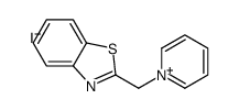 2-(pyridin-1-ium-1-ylmethyl)-1,3-benzothiazole,iodide Structure