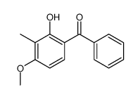 2-hydroxy-4-methoxy-3-methylbenzophenone Structure