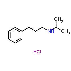 N-Isopropyl-3-phenyl-1-propanamine hydrochloride (1:1) Structure