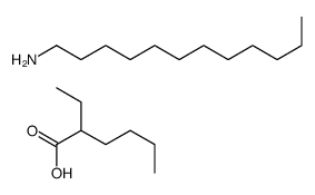 dodecan-1-amine,2-ethylhexanoic acid结构式