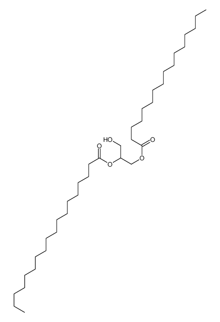 (1-hexadecanoyloxy-3-hydroxypropan-2-yl) octadecanoate结构式