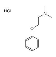 N,N-dimethyl-2-phenoxyethanamine,hydrochloride Structure