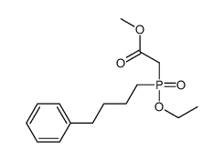 methyl 2-[ethoxy(4-phenylbutyl)phosphoryl]acetate Structure